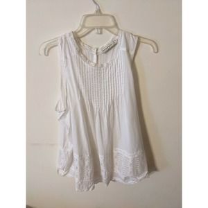 ABERCROMBIE & FITCH Women's White LG Blouse